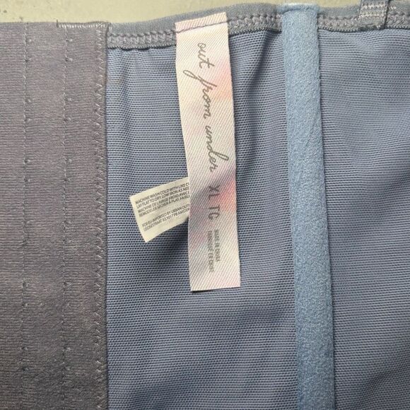 Urban Outfitters Out From Under Modern Love Blue Corset Top Size XL - Picture 5 of 6
